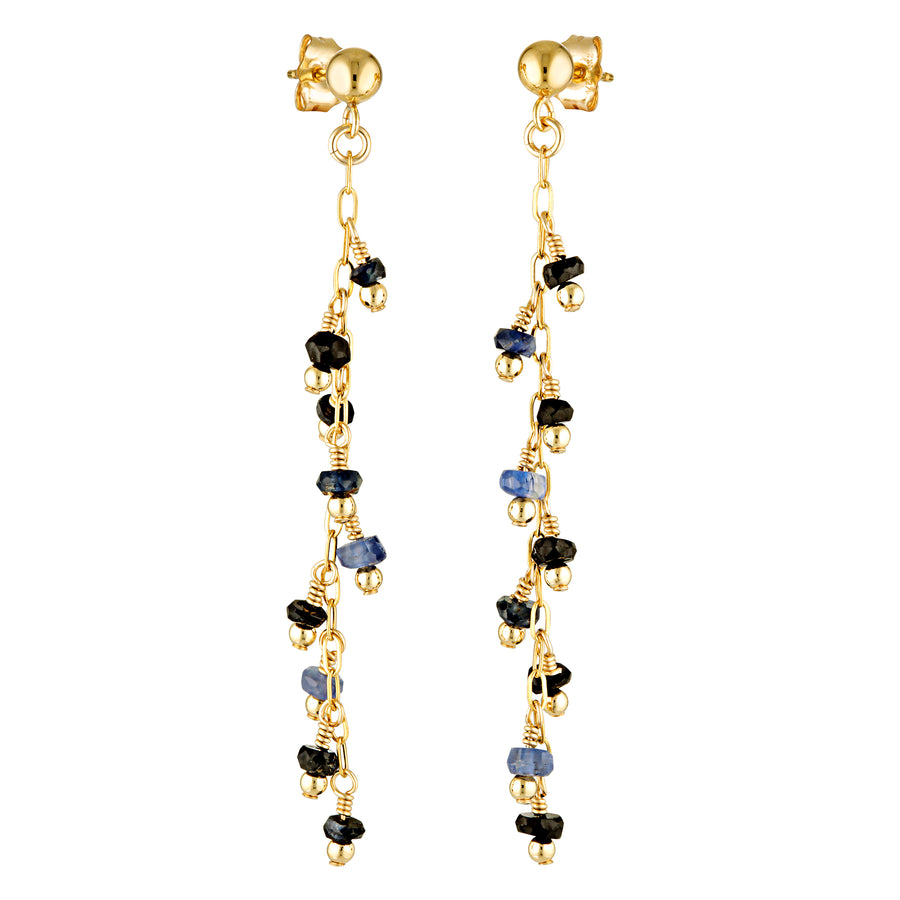 Cascade Earrings ~ Sapphire