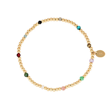 Colour Pop Bracelet - Multi Gems