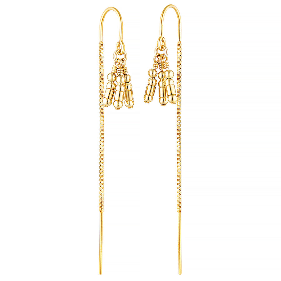 Rima Thread Earrings ~ Gold