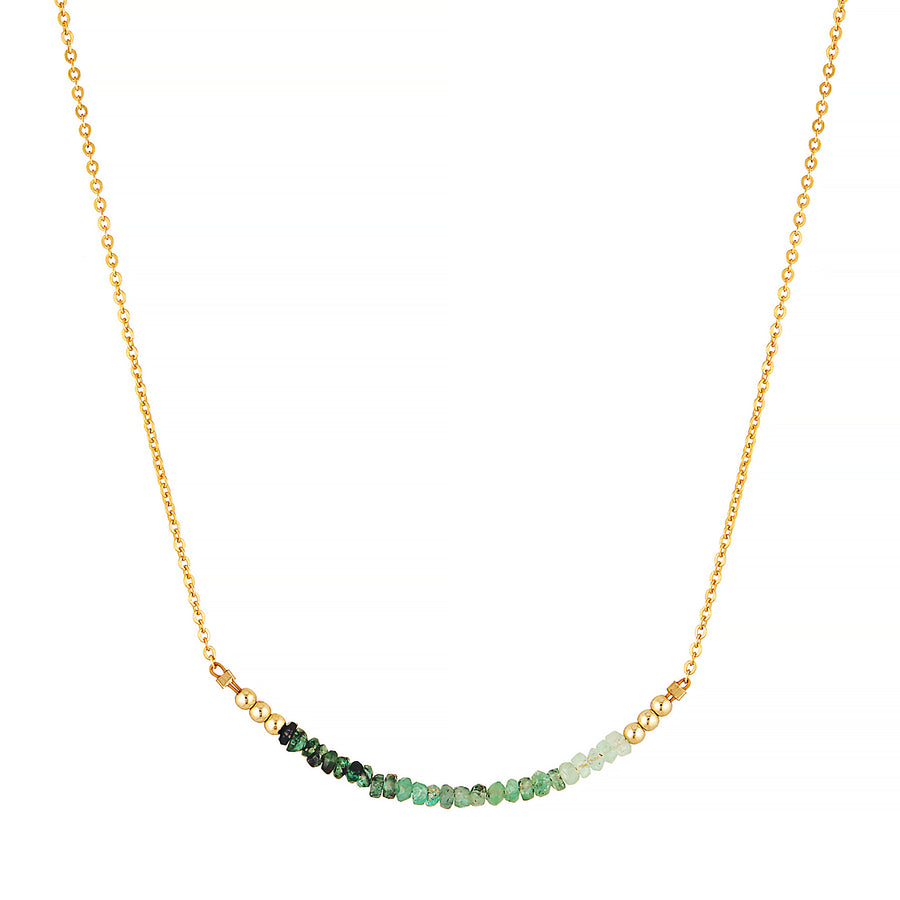 Milla Necklace ~ Emerald