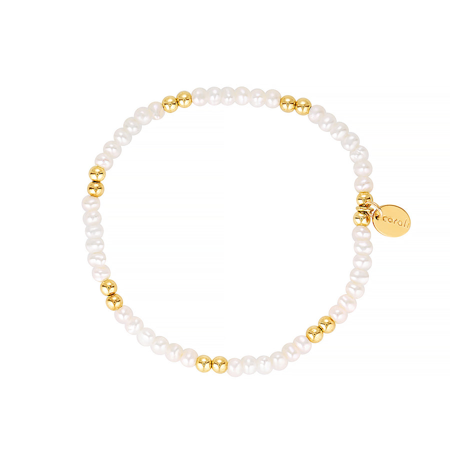 Perlah Bracelet ~ Gold & Pearls