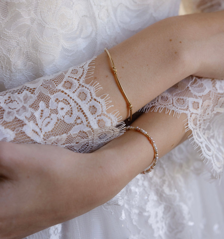 Bridal Rosa Bracelet ~ Pearl