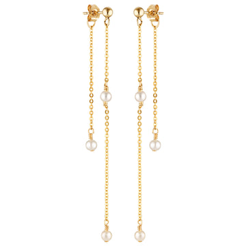 Larisse Earrings ~ Pearl