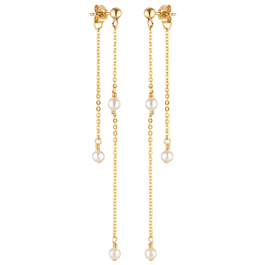 Larisse Earrings ~ Pearl