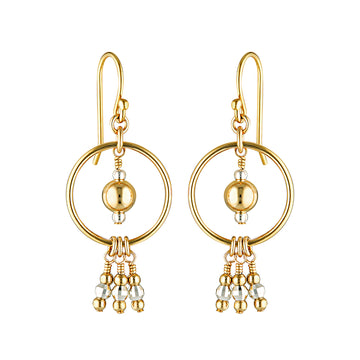 Olivia Earrings ~ Gold & Silver