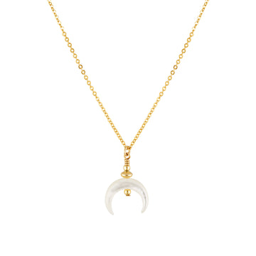 Petite Raye Necklace - Mother of Pearl