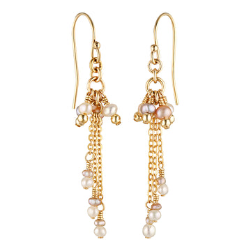 Rosa Earrings ~ Pearl