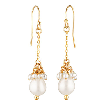 Tropea Earrings ~ Pearl