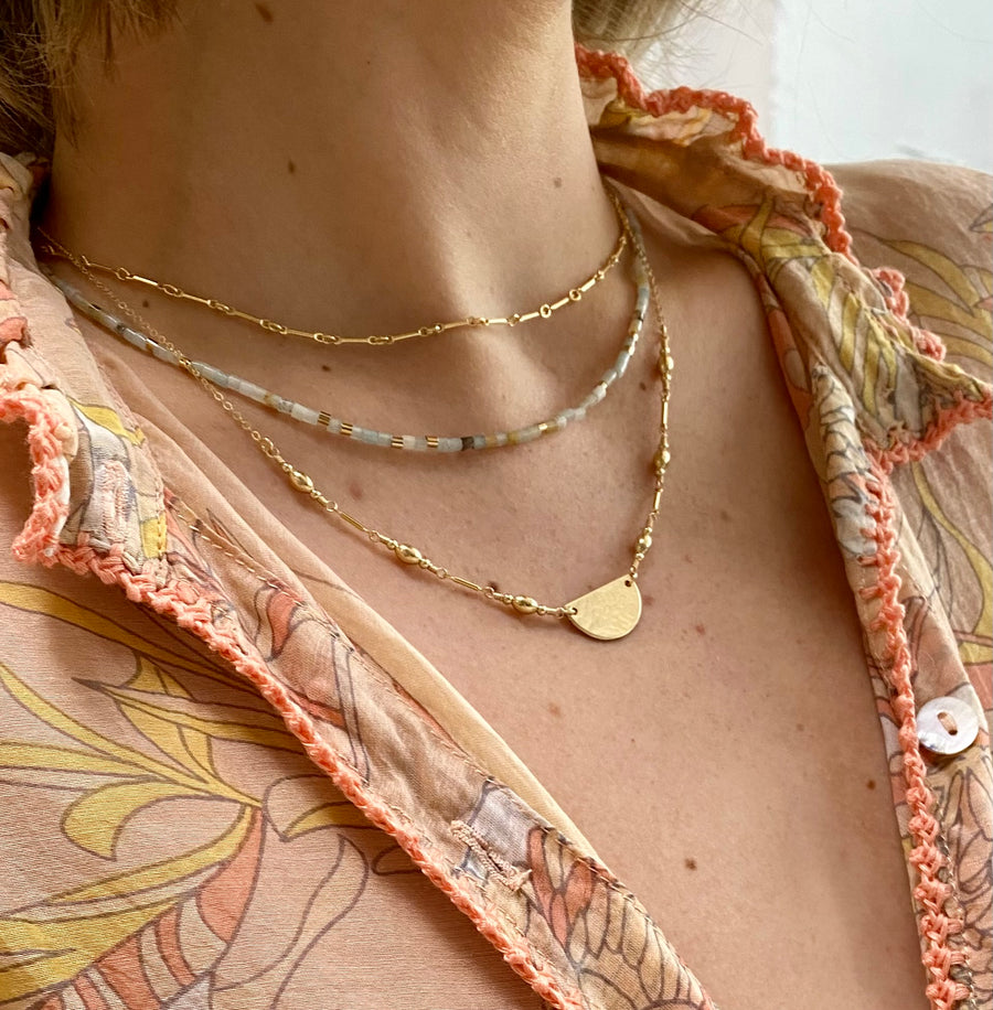 Arita Choker Necklace - Amazonite