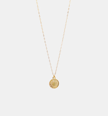 Lord's Prayer Coin Necklace