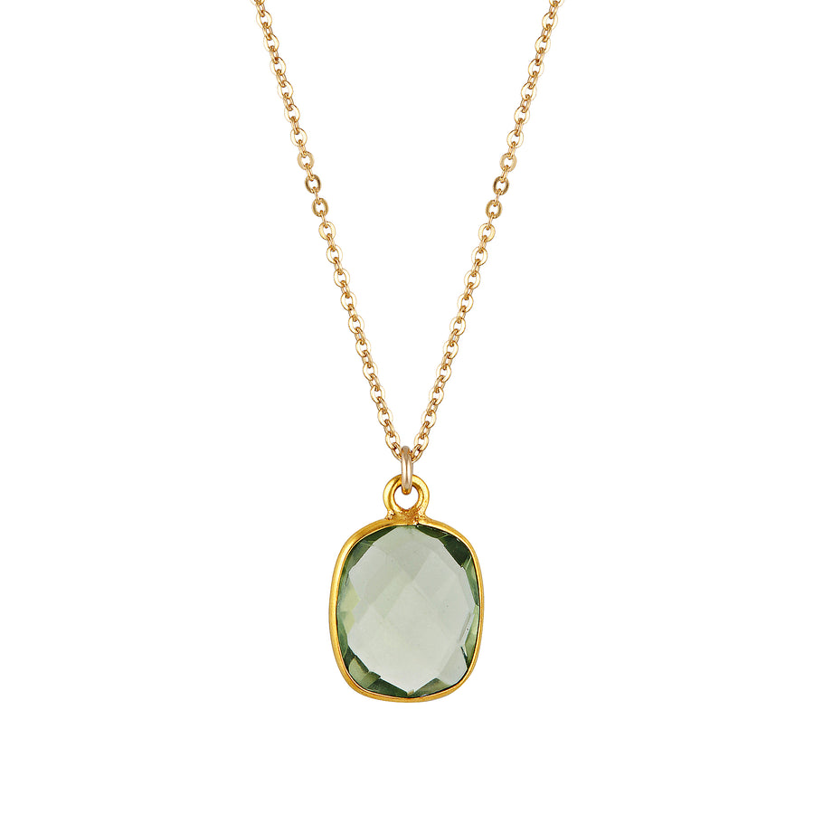 Rio Necklace ~ Green Amethyst