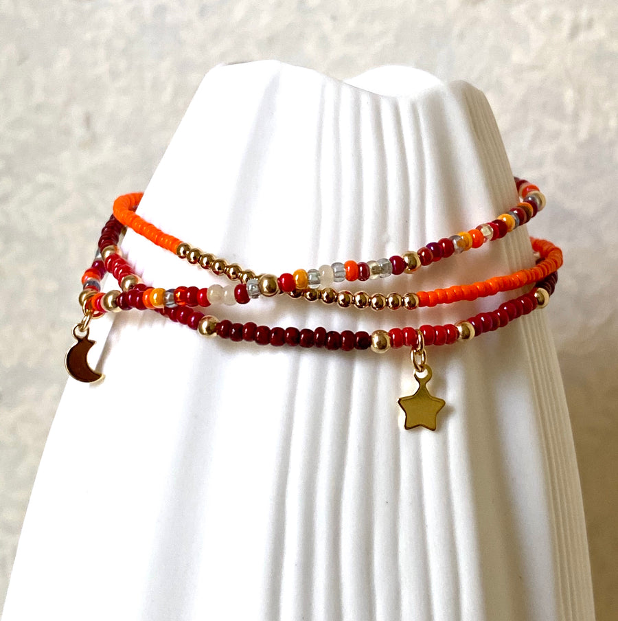 Indian Summer Bracelet Trio